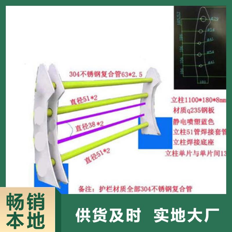 桥梁防撞护栏镀锌管景观护栏多种款式可随心选择工厂批发