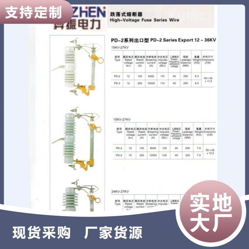 快讯：
高压熔断器/PRW-15F/100A定制不额外收费